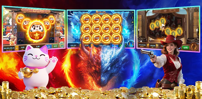 Mesa de blackjack em um cassino online, com cartas e fichas.